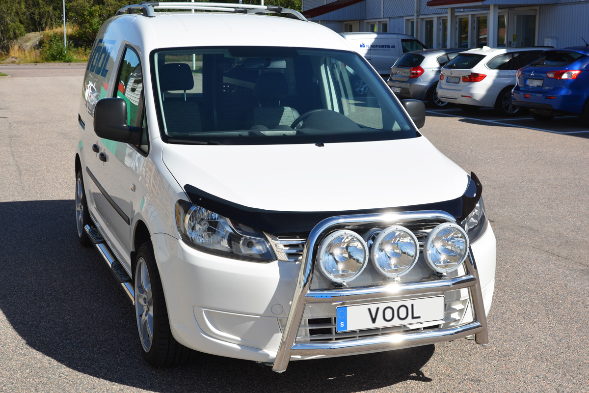 Bullbar Big VW Caddy 2016 Extraljuskungen