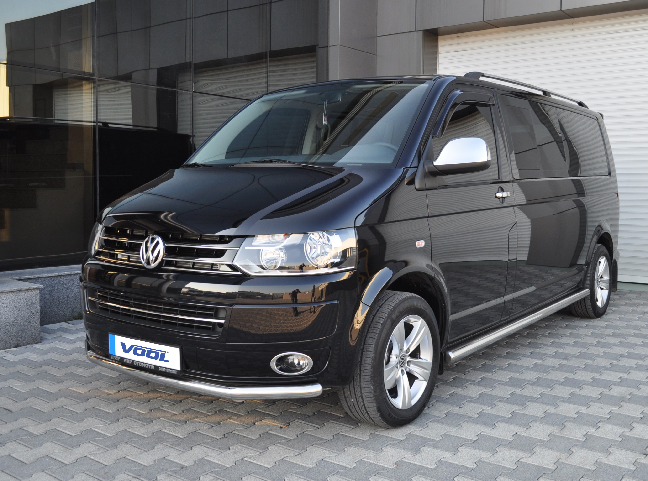 LOWBAR Bullbar VW T5 1015 Extraljuskungen